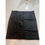 Pleather skirt with o ring detail xl Black Photo 2