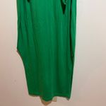 Michael Stars  Solange Green Maxi Tank Dress Knot Tie Front Slit Size Medium Photo 6