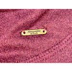 Abercrombie & Fitch  Soft AF Cozy Red Knit Henley Long Sleeve Sweater Womens XS Photo 4