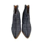 Jessica Simpson Womens 7.5 Crais Black White Plaid Wedge Bootie NEW Photo 3