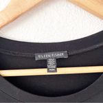 Eileen Fisher Sleeveless Jersey Shirt Dress in Black Photo 2