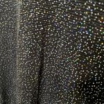 Vintage Ultra Dress New York Sleeveless Glitter Mini Shift Knit Dress Black Size M Photo 3