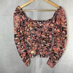 A.L.C. Chandler Floral Spring or Summer Poplin Top Size 4 Blouse Photo 1