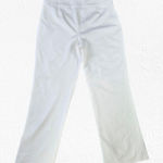 White House | Black Market WHBM Ivory High Rise Wide Leg Trousers Flare Leg USA Made Dress Pants Size 12 Photo 0