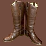 Frye Women’s Knee High Brown Leather Boots Made In Mexico Size 9 Photo 15