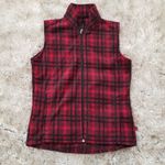 Woolrich  Zip-Up Fleece Plaid Vest Size Small Photo 1