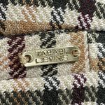 Tahari Arthur S Levine Womens 16 Skirt Beige Green Red Plaid Pencil Length Zip Photo 2