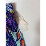 Trina Turk  Women's M Multi Color Floral Tassel Shorts Beach Resort Swim Cover Up Photo 5