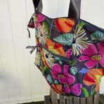 Vera Bradley F Nylon Tote Bag City Shopper in Jazzy Blooms 22x15” W Photo 4