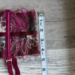 Victoria's Secret Victoria’s Secret embroidery garter belt/floral lace waist cincher/burgundy Photo 5