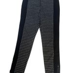 Joseph Ribkoff Houndstooth Slim Fit Pants – Grey & Black – Size 12 Photo 0
