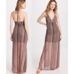 Ramy Brook | Daphne Zigzag Halter Maxi Dress | Soho Multi | Sz 16 Photo 1