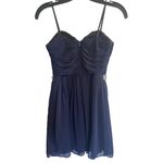 City Triangle Juniors Size 1 Blue Embellished Mini Prom Dress Night Out Photo 2