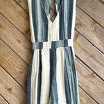 Crystal sky unique shorts romper high low v neck size 11 Blue Photo 0