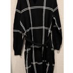 Barbour Aldora Windowpane Long Sleeve Cotton Blend Sweater Dress (US/12) Photo 8