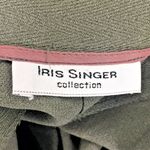 LADIES SLACKS BY IRIS SINGER Collection SIZE 8 ~~Green Herringbone Pattern Green Photo 4