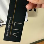 NEW LIV BY HABITAT 3QTR sleeve knit top black white color block SZ M Art Minimal Size M Photo 7