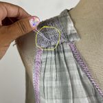 Free People Run with Me Plaid Grey Mini Dress Photo 4