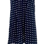 J.Crew Classy Lightweight Polka Dot Lined Short Sleeves Midi Dress 4 Navy Blue Photo 9