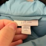 J.Jill Blue Lightweight Quilted Zippered Down Vest Photo 6