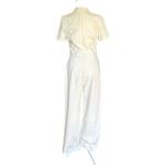 Gal Meets Glam Cream Jumpsuit Pantsuit Womens Size 4 New With Tags Photo 3