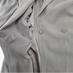 Universal Standard Gray Long Blazer Coat Modern Minimalist Workwear Size Small Photo 8
