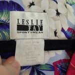 VINTAGE LESLIE FAY SPORTSWEAR HAWAIIAN TROPICAL VACATION CRUISE PRINTED TOP 16 Red Photo 8