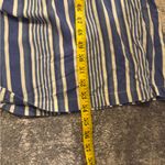 ECI  Navy and White Striped Maxi Dress Photo 6