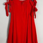 Capulet Giulia Off the Shoulder Mini Dress Womens Small Cherry Red Revolve Party Photo 9