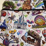 Disney ’s 4 Parks Crossbody Handmade Bag with small coin/ID zip up pouch Photo 1