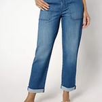 LOGO By Lori Goldstein NWT  Plus Boyfriend Jeans Size 32WT.  Photo 0