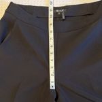 Nic+Zoe Size 4 Copley Straight Drapey Ponte Pants Classic Black Ankle Trousers Photo 10