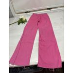 SheIn  Pink‎ Wide Leg Jeans High Waist Frayed Hem Raw Edge Size 25 Cotton Photo 1
