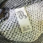 Free People  Black White Stripe Mini Dress Keyhole Back Cotton Size XS Women's Photo 9