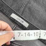 joe's jeans  Skirt Womens 28 Washed Black Denim High-Rise‎ Nerine Raw Hem Slit Photo 6