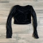 Cider  velvet and lace top Photo 4