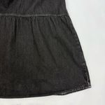 Driftwood Long Sleeve Tiered Denim Midi Dress Western Boho Bohemian Black Photo 11