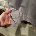 None Women’s Colorblock Sweatshirt - Red and Gray size medium Photo 1