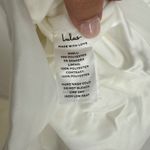 Lulus Superb Aura White Ruffled Drop Waist Mini Dress Size M Size M Photo 3