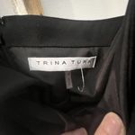 Trina Turk Size 4 Women's One Shoulder Cocktail Dress Black Bow $140 Photo 5