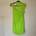 House Of CB  'Adrie'‎ Neon Green Gathered Mini Dress/Size XL NWOT Photo 11