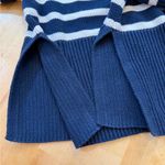 Gap  Navy and White Striped Turtleneck Sweater Photo 2
