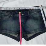 EXPRESS X2 Quality Denim Stella Jeweled Sparkly Beaded Jean Shorts 6 Moto Bling Photo 7