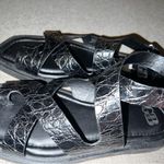 Gianni Bini Back stage Crocodile Embossed Leather Toe Ring Flats Size 10 NWOT Photo 2