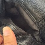 Michael Kors  Black Pebbled Leather Crossbody Handbag Purse Bag Gold Tone Classic Photo 8