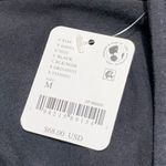 Free People  Onda Drop-Waist Long-Sleeve Mini Dress M 15.5” p2p Black $68 NWT Photo 3