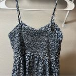 Maacie Blue White Floral Midi Dress SMALL Photo 5