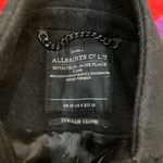 ALLSAINTS  Wool Alpaca Blend Fur Shield Coat Size 6 Italian Cloth Photo 4