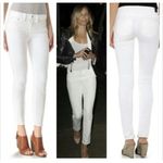 Vince  Optic White 5 Pocket Skinny Jeans with Grinding Detail Womens Size 26‎ Photo 1