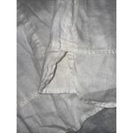 Andrea Jovine Quiet Luxury Minimalist Basic Organic 100% Linen White Blouse Top Photo 10